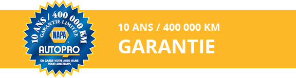 GARANTIE D'ENTRETIEN 10/400